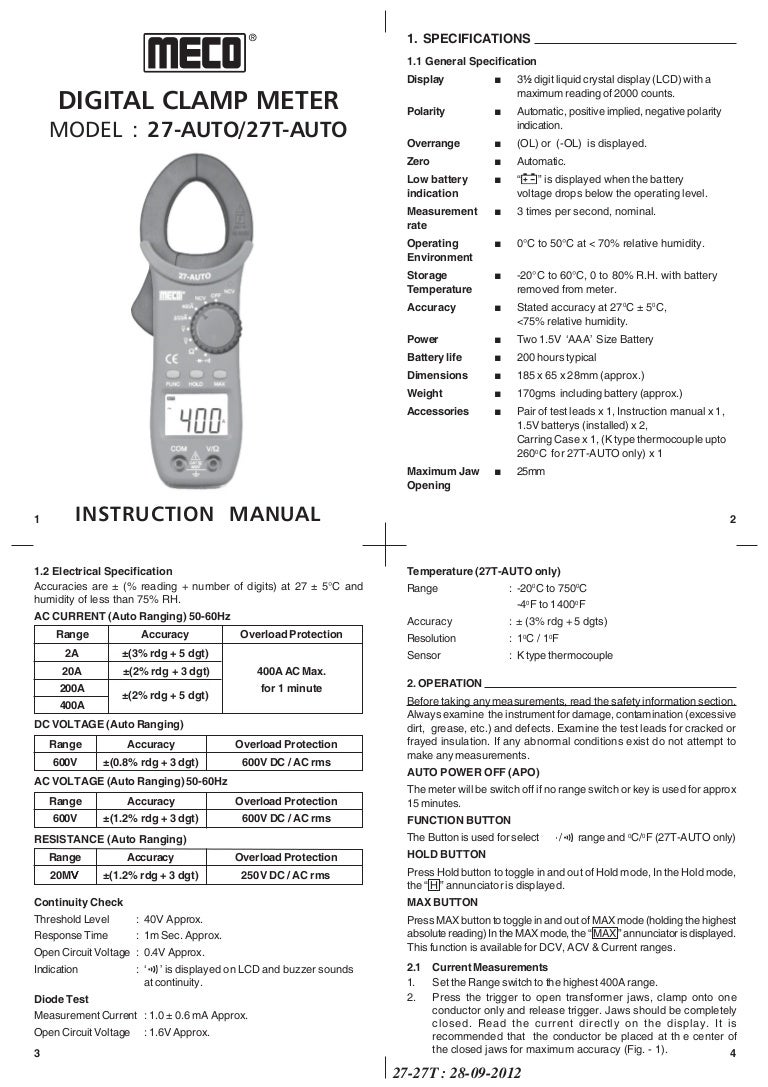 Digital clampmeters