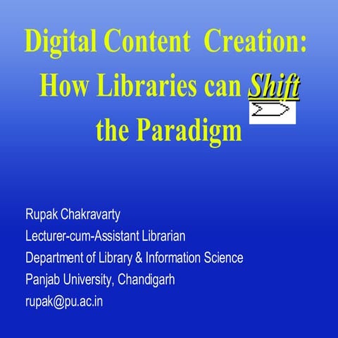 Digital Content Creation | PPT