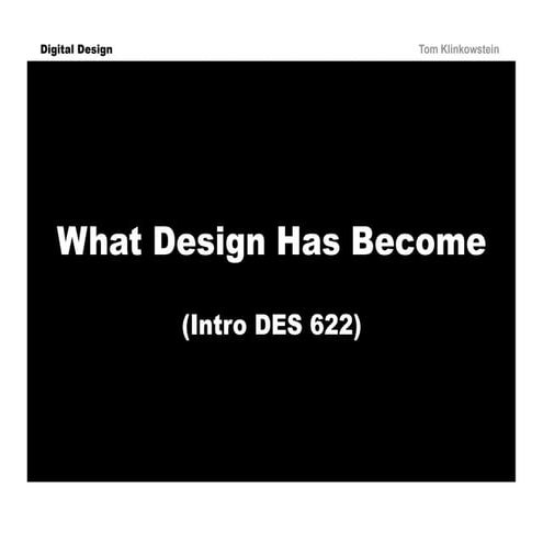 Digital Design Intro Spring 2009