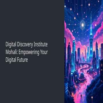 Digital Discovery Institute Mohali Empowering Your Digital Future | PPTX