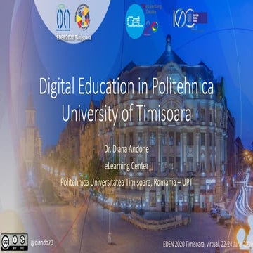 Digital Education in Politehnica University of Timisoara