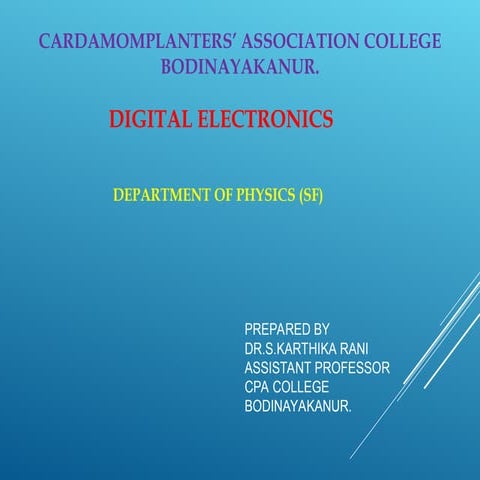 Digital-Electronics-1d324aa9e5c6a782670f7be61d9d2ca1.ppt