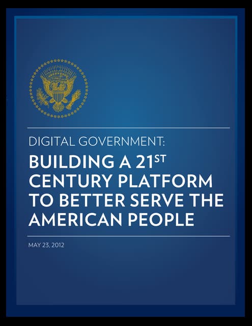 Digital Government Strategy