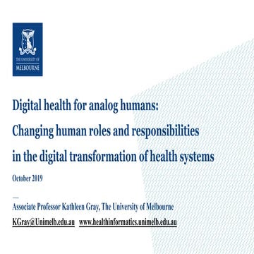 Digital health for analog humans