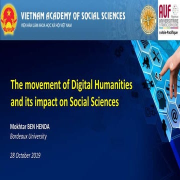 Digital humanities