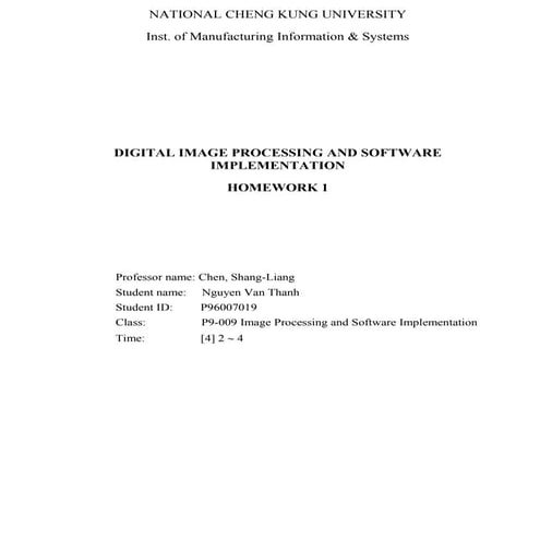 Digital image processing using matlab: basic transformations, filters ...