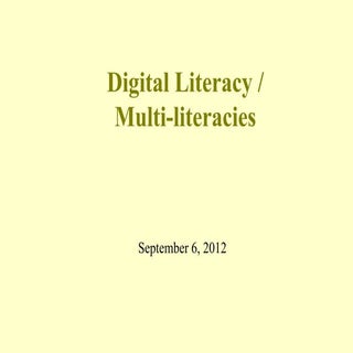 Digital Literacy