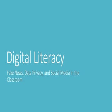 Digital-Literacy-Workshop Overview and information