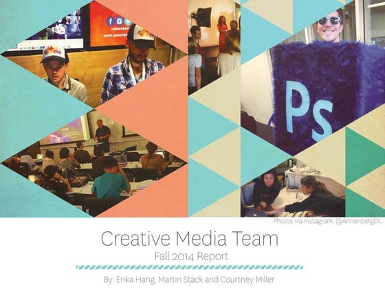 Annenberg Digital Lounge, Fall 2014 Report