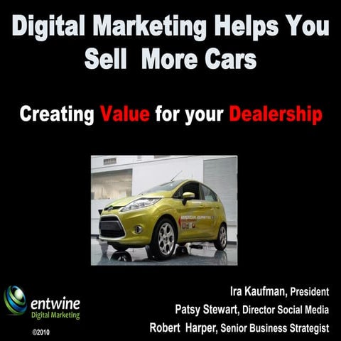 Digital  Media Marketing for  Auto  Dealers