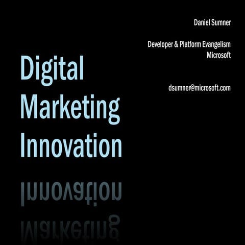 Digital Marketing Innovation