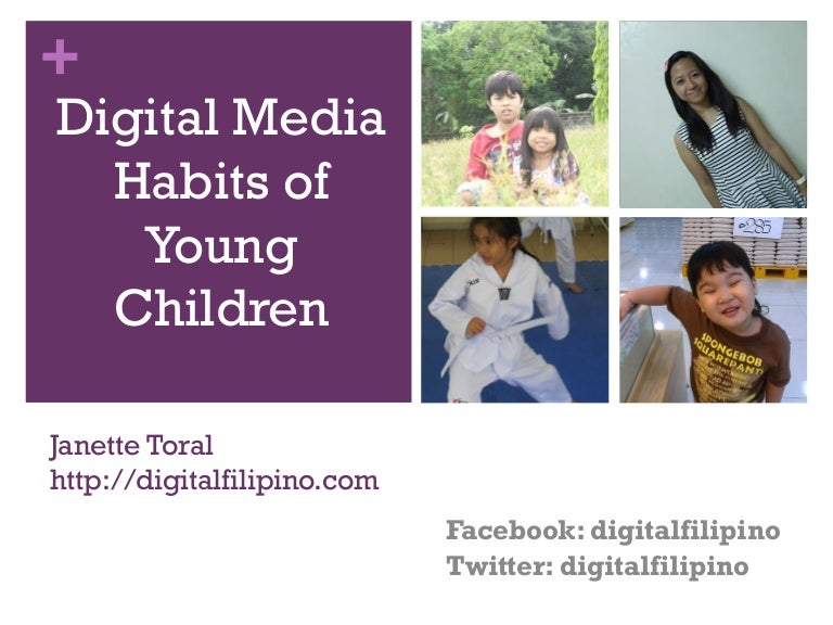 Digital Media Habits of Young Children