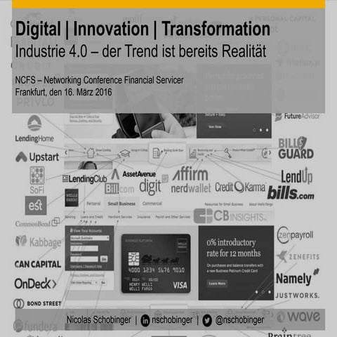 Digitale Transformation - Industrie 4.0 & FinTech