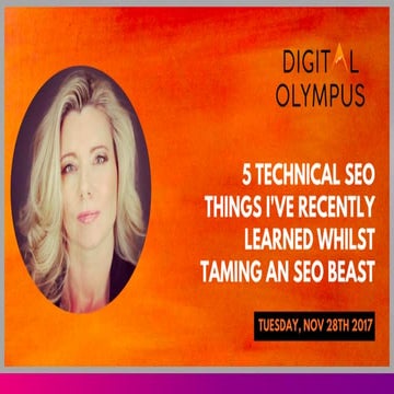 Digital Olympus Technical SEO Findings Whilst Taming An SEO Beast