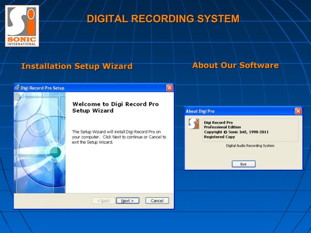 Digital recording
