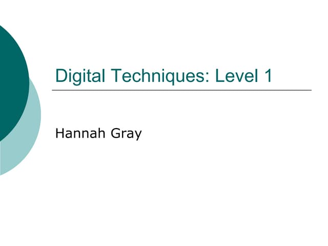 Digital techniques