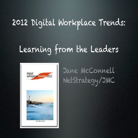 Digital Workplace Trends 2012