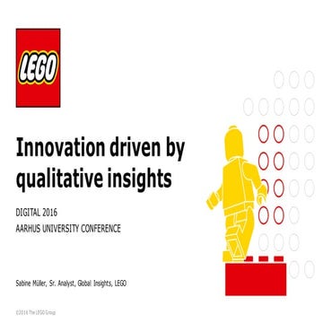 Sabine Müller - Innovation driven by qualitative insigths