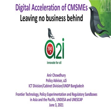Digital Acceleration of CMSMEs, Leaving no business behind, Bangladesh.pdf