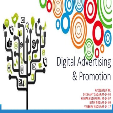 Digital advertising & promotion