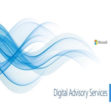 Microsoft Digital Advisory Services