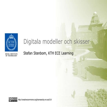 Digitala modeller och skisser