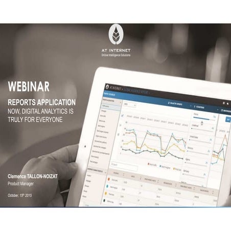 Digital analytics for everyone reports application