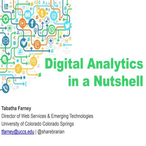 Digital analytics in a nutshell
