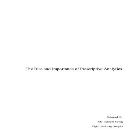 Digital analytics project