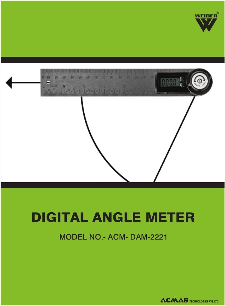 Digital Angle Meter by ACMAS Technologies Pvt Ltd.