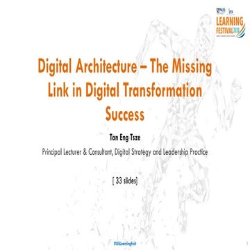 Digital Architecture – The Missing Link in Digital Transformation Success
