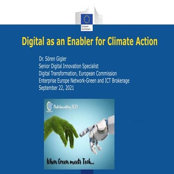 Digital as an enabler for climate action