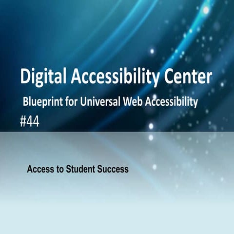 Digital Accessibility Center