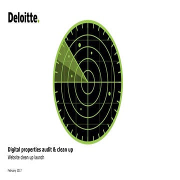 Digital audit websites overview | PPTX