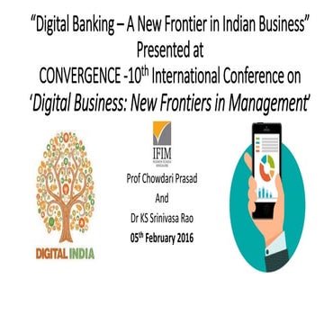 Digital Banking in India 05022016
