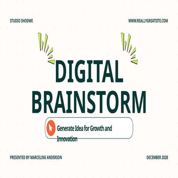 Digital Brainstorming template for editing.pptx
