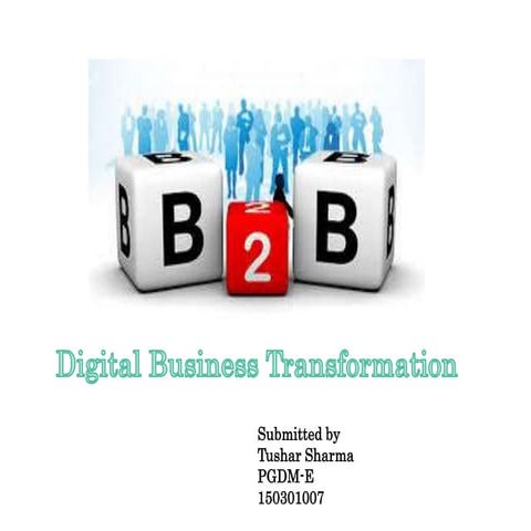 Digital business transformation- IT Strategy
