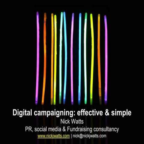 Simple digital campaigning