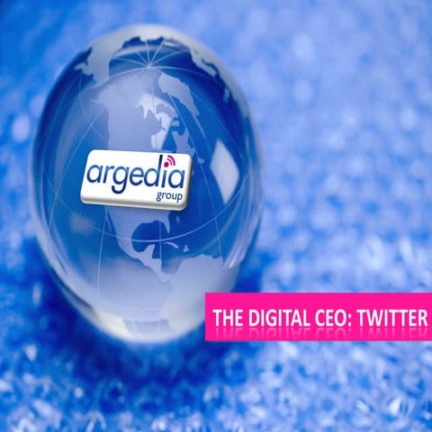 The Digital CEO:  Using Twitter