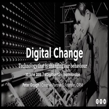 Digital change - ORM
