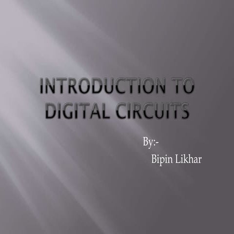 Digital circuit presentation | PPT