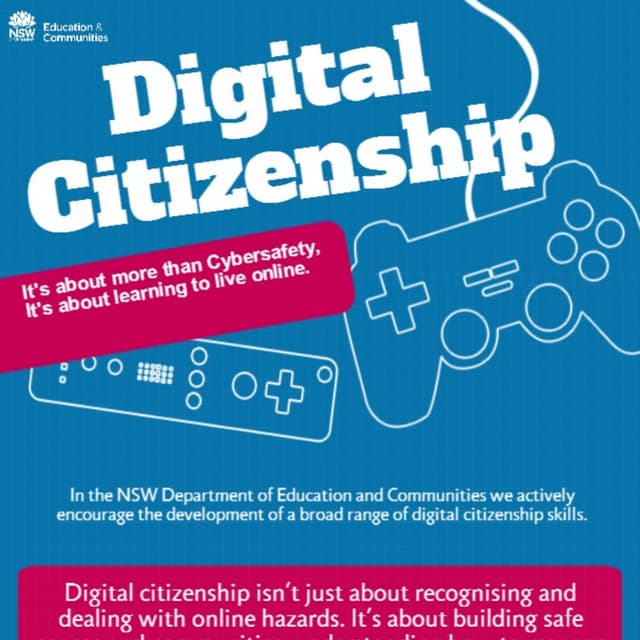 Digital citizenship in NSWDEC