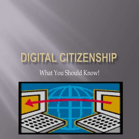 Digital citizenship 1