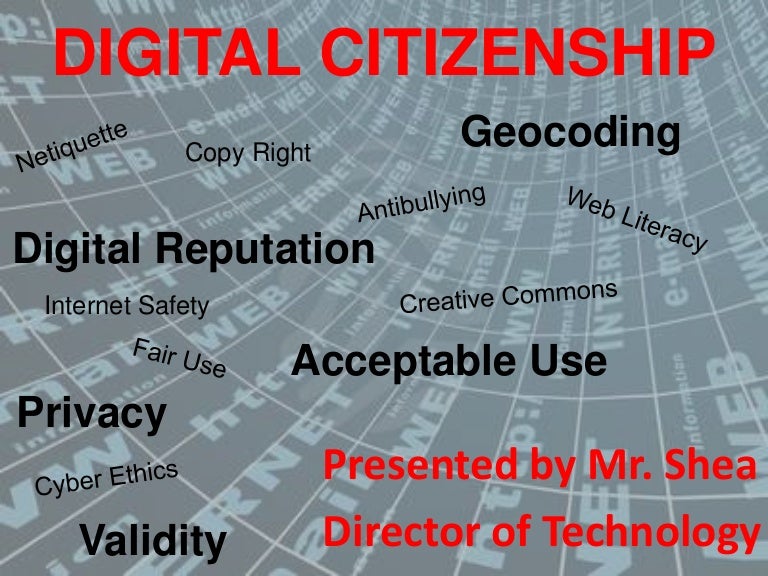 Digital Citizenship Parent Presentation
