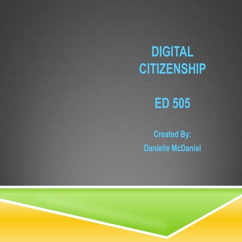 Digital citizenship project