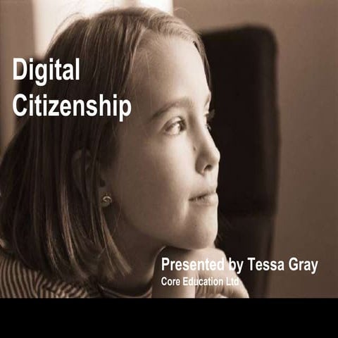 Digital citizenship for Enabling e-Learning