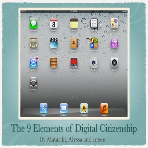 Digital citzenship