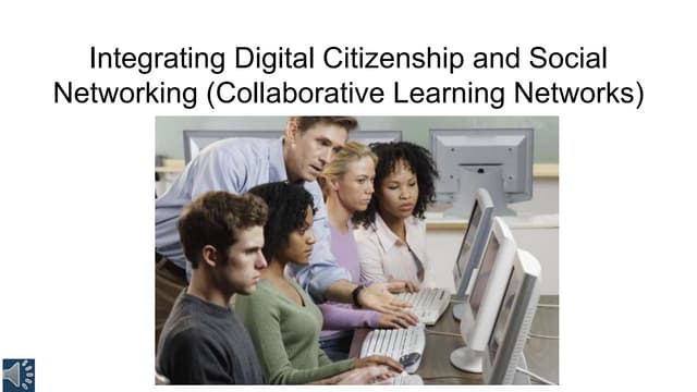 Digital citzenship slides with audio