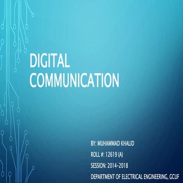Digital communication