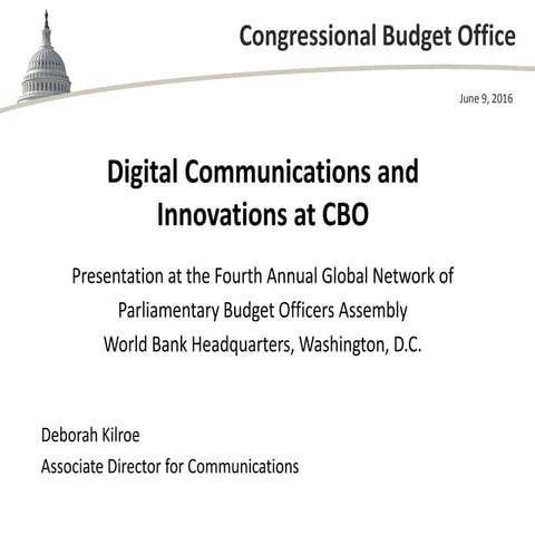 CBO’s Role in the Congressional Budget Process | PDF
